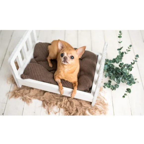 IKEA DUKTIG Pet bed with bedlinen set, pine, multicolor - Picture 4 of 17